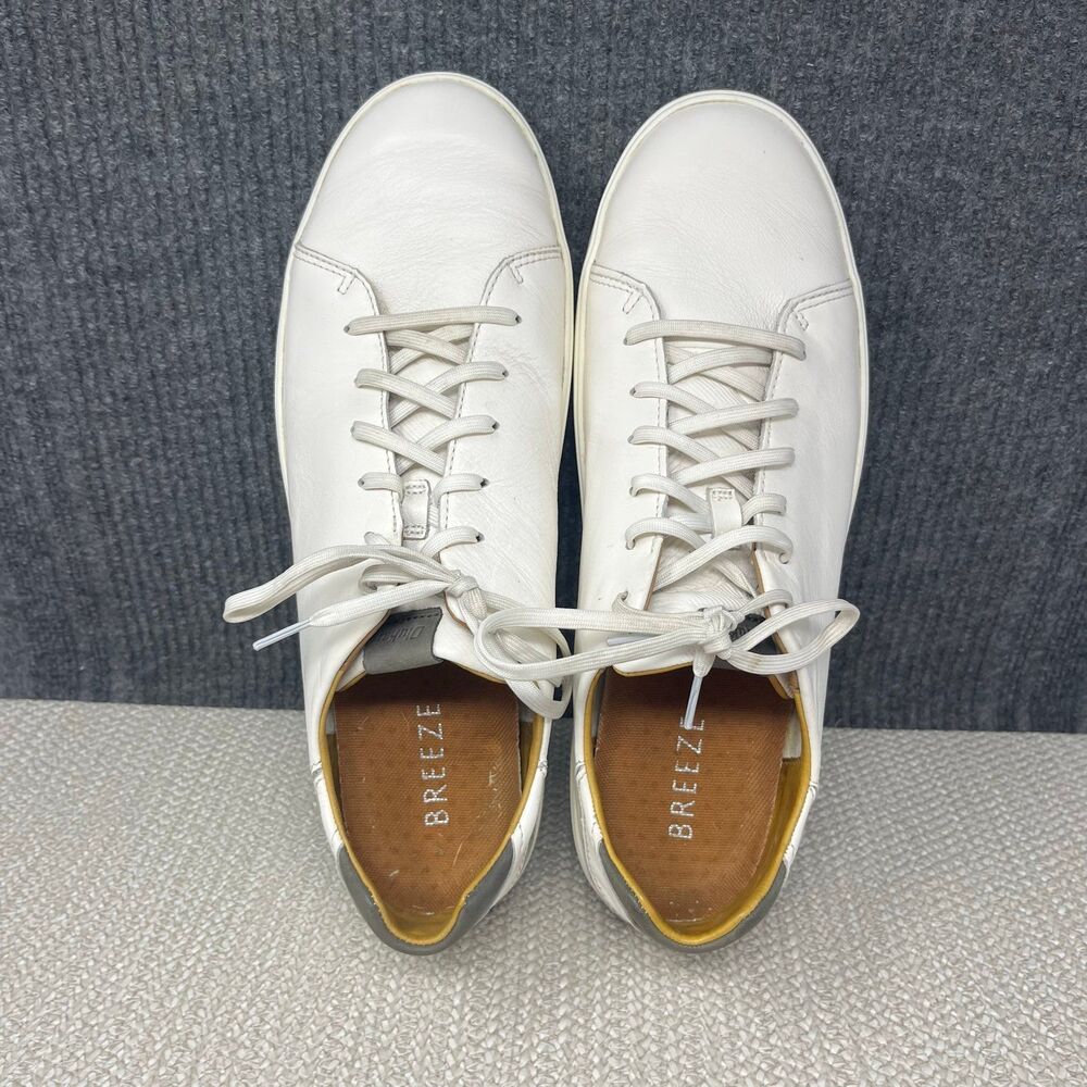 Olukai Waialae Golf Shoes Spikeless White Leather Mens Size 15 Lace Up Low Top - Picture 7 of 8